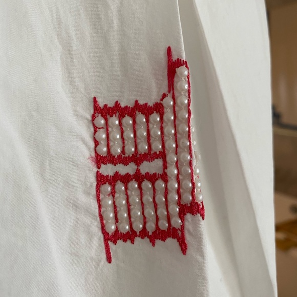 Anthropologie Amit Aggarwal beaded embroidered top - Picture 4 of 7